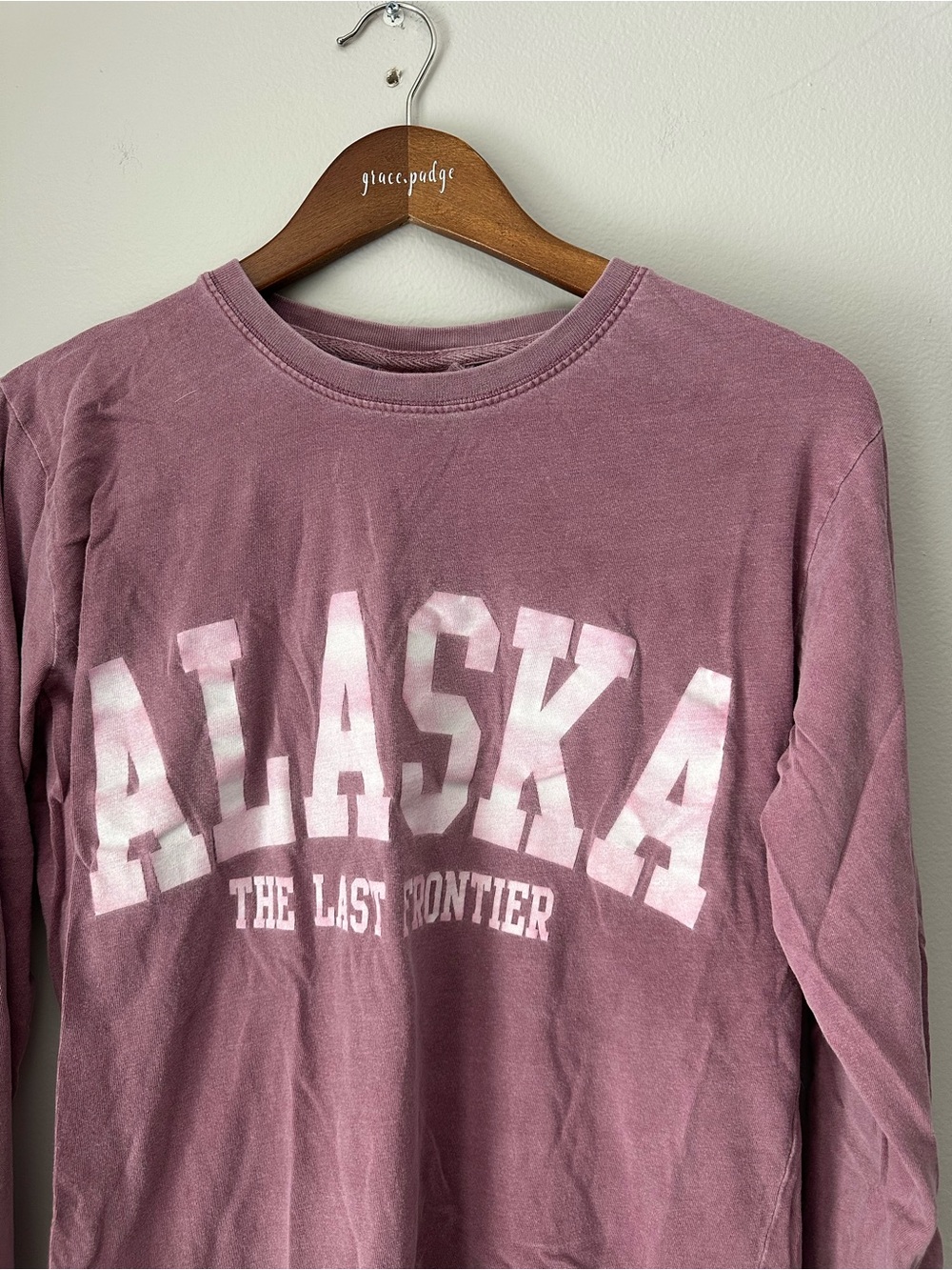 Comfort Colors Alaska Long Sleeve Tee in Dusty Mauve